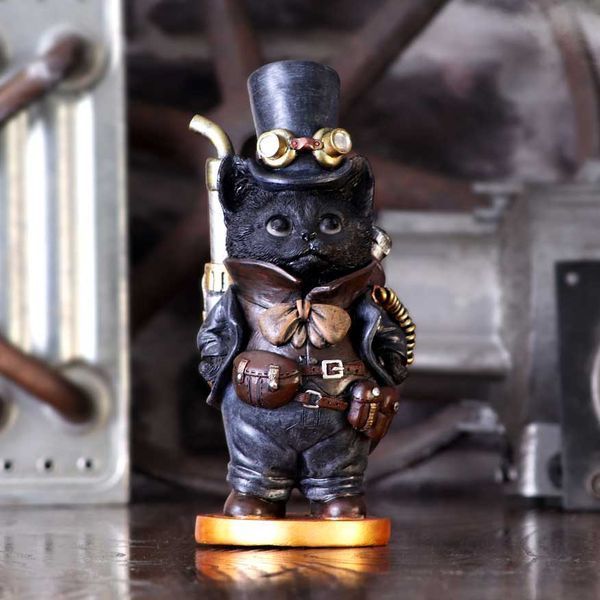 Декоративна статуетка фігурка &laquo;Кіт-майстер&raquo; (Steamsmith's Cat) Nemesis Now 19,5 см U5842U1 фото