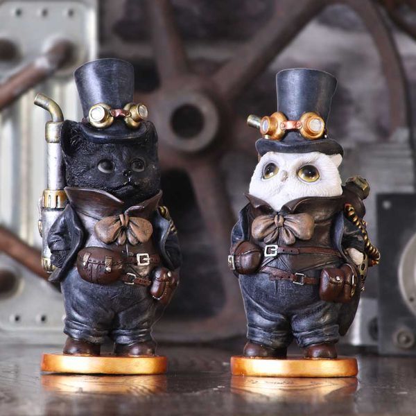 Декоративна статуетка фігурка &laquo;Кіт-майстер&raquo; (Steamsmith's Cat) Nemesis Now 19,5 см U5842U1 фото