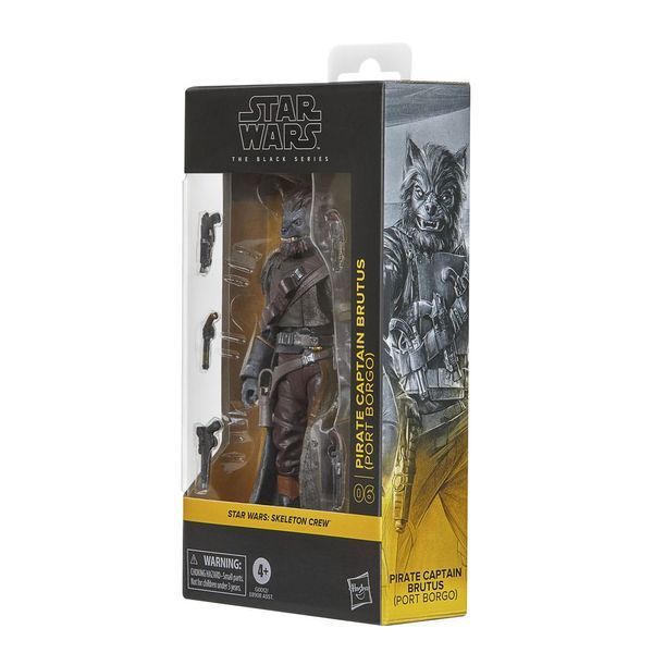 Колекційна фігурка Hasbro Star Wars: Skeleton Crew Black Series Action Figure Pirate Capitaine Brutus (Port Borgo) 15 cm AF389 фото