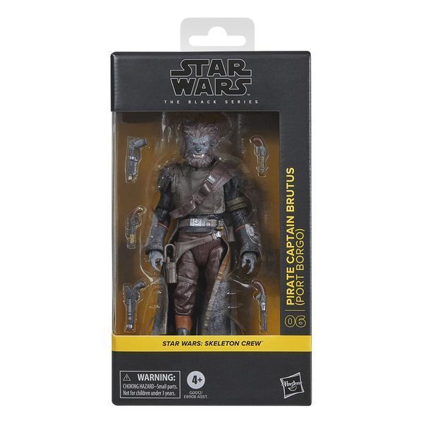 Колекційна фігурка Hasbro Star Wars: Skeleton Crew Black Series Action Figure Pirate Capitaine Brutus (Port Borgo) 15 cm AF389 фото