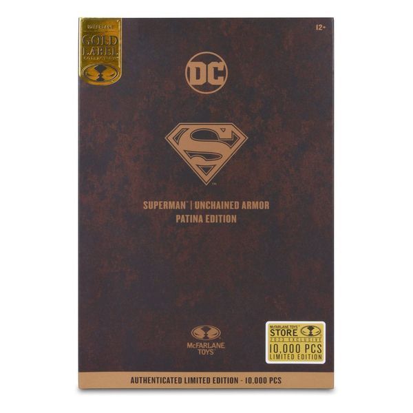 Колекційна фігурка Супермен DC Multiverse Action Figure Superman Unchained Armor (Patina) (Gold Label) 18 cm  McFarlane Toys AF126 фото
