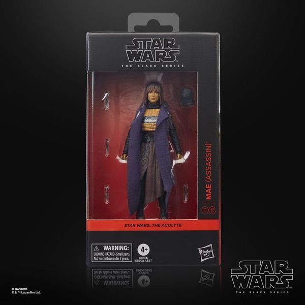 Колекційна фігурка Hasbro Star Wars: The Acolyte Black Series Action Figure Mae (Assassin) 15 cm AF390 фото